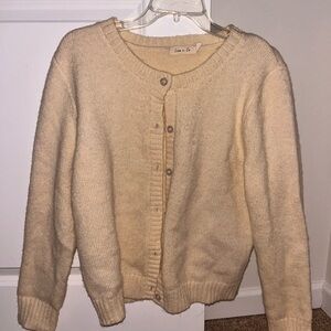 Butter yellow cardigan